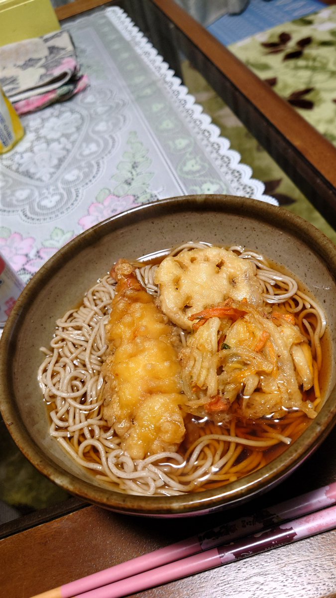 年越し蕎麦頂きました🍜
