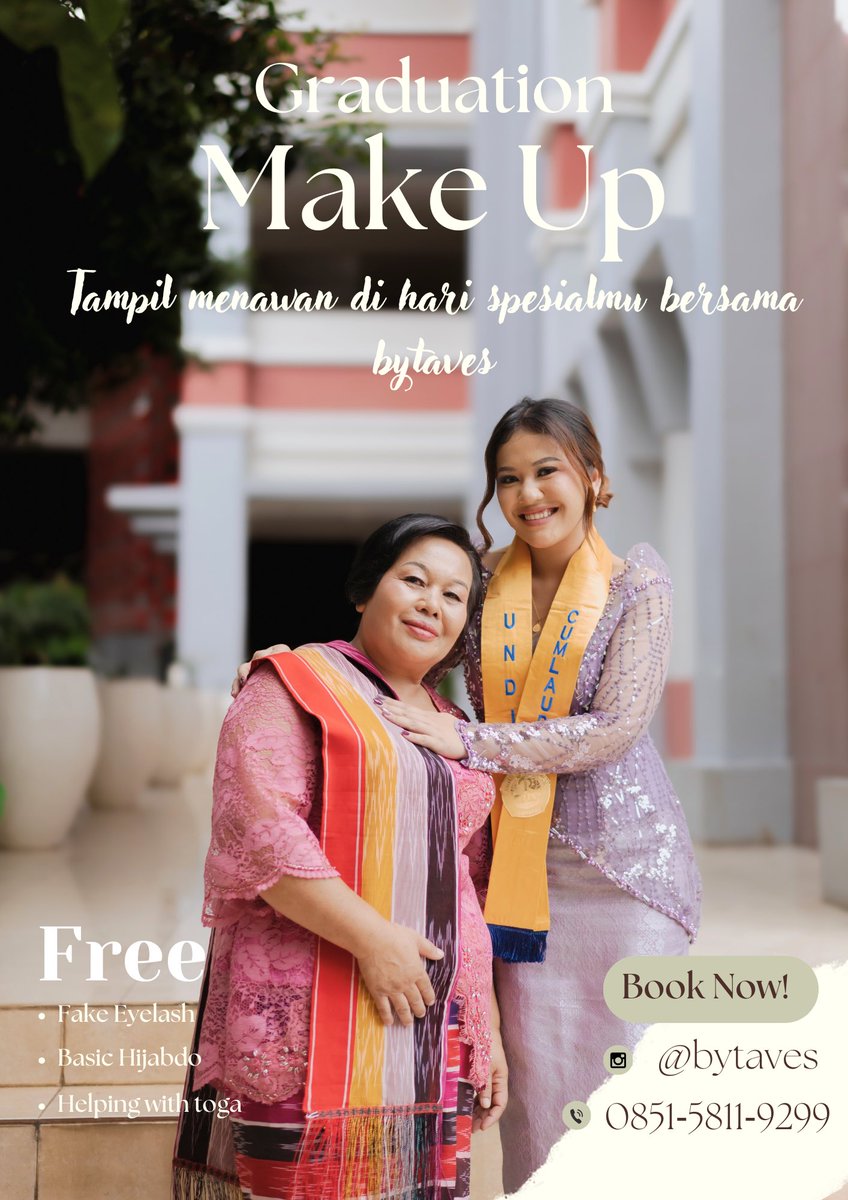 bytaves's tweet photo. ♨️OPEN SLOT MAKE UP WISUDA♨️
Hi beauties yg di semarang bytaves masih open slot nih, boleh banget kepoin dlu instagramnya disini https://t.co/habyPR2mXz…
Mau tanya2 dulss juga bolehh
❗️fast respon https://t.co/3zl4KImzGS ❗️ https://t.co/g1dUN5SWLY