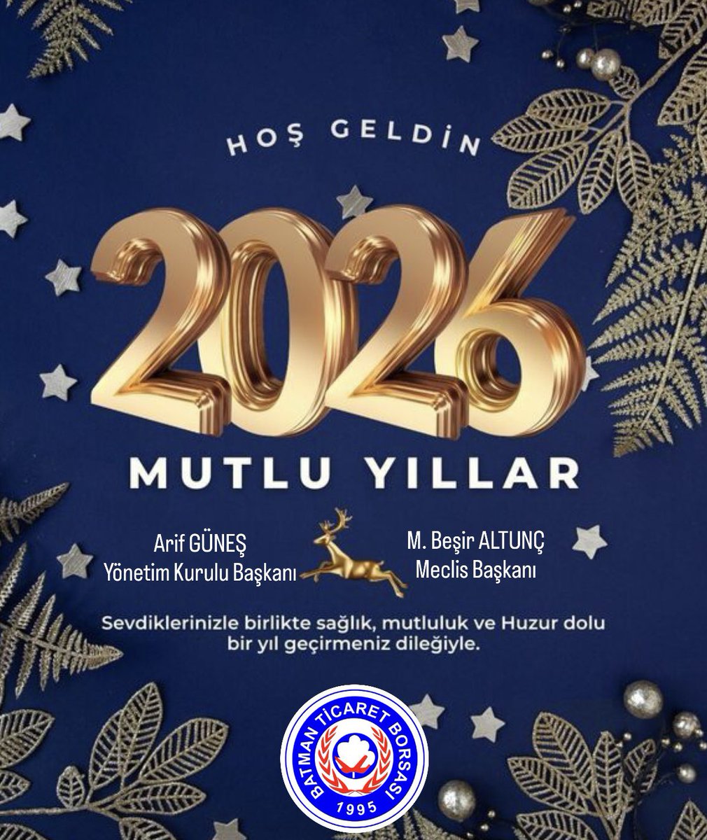 Tarladan sofraya uzanan emek zincirinde, tarım ve gıdanın gücüyle yeni yıla umutla bakıyoruz. 
2026’ın bereket ve istikrar getirmesi dileğiyle. Yeni yılınız kutlu olsun.
<a href="/arifguness/">Arif GÜNEŞ</a> <a href="/besiraltunc/">M.Beşir Altunç</a>