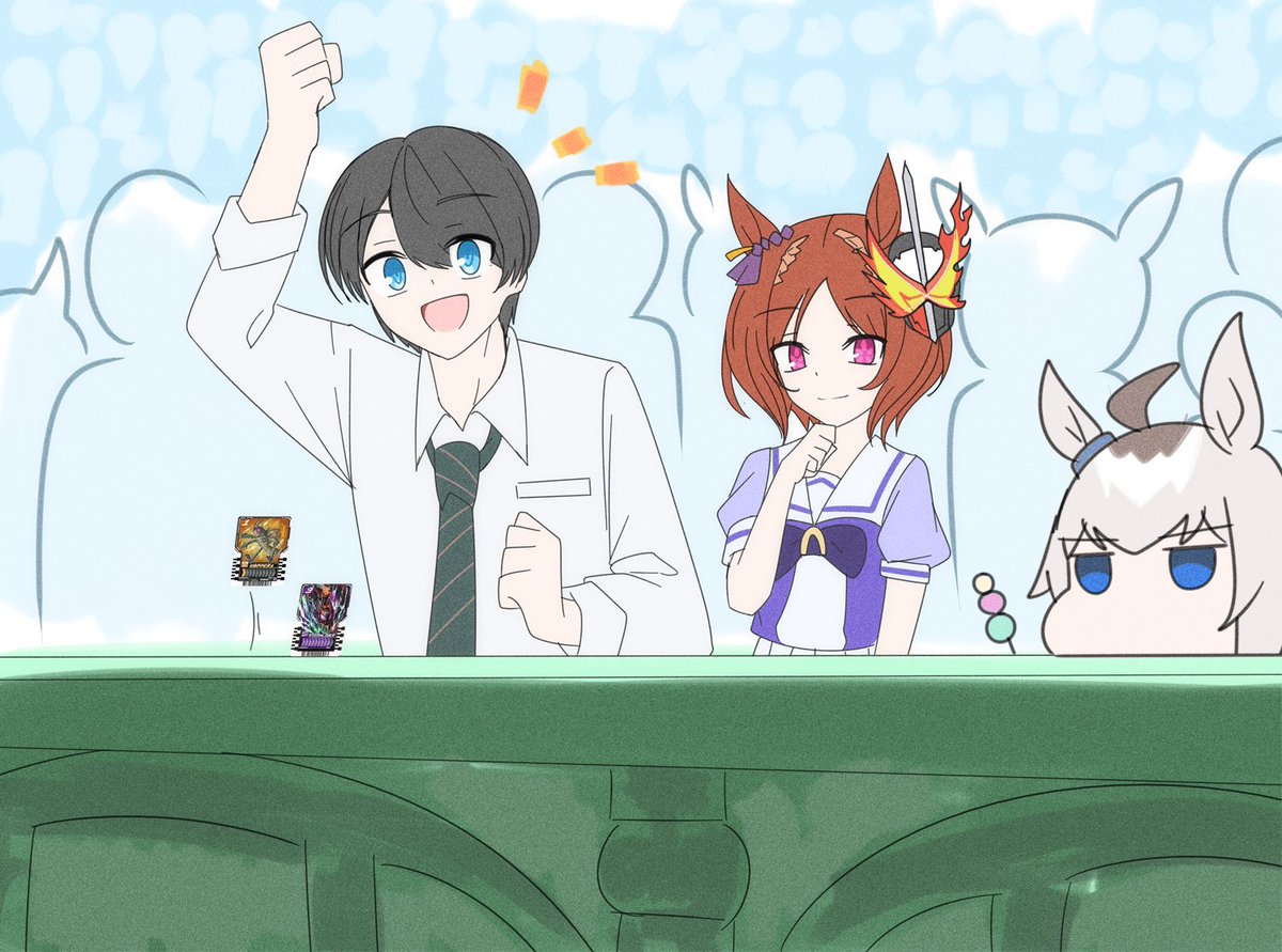 Rei_eiiii8's tweet image. 2026 - Year Of The Uma Musume
and Kamen Rider...?
#仮面ライダーガッチャード
#ウマ娘