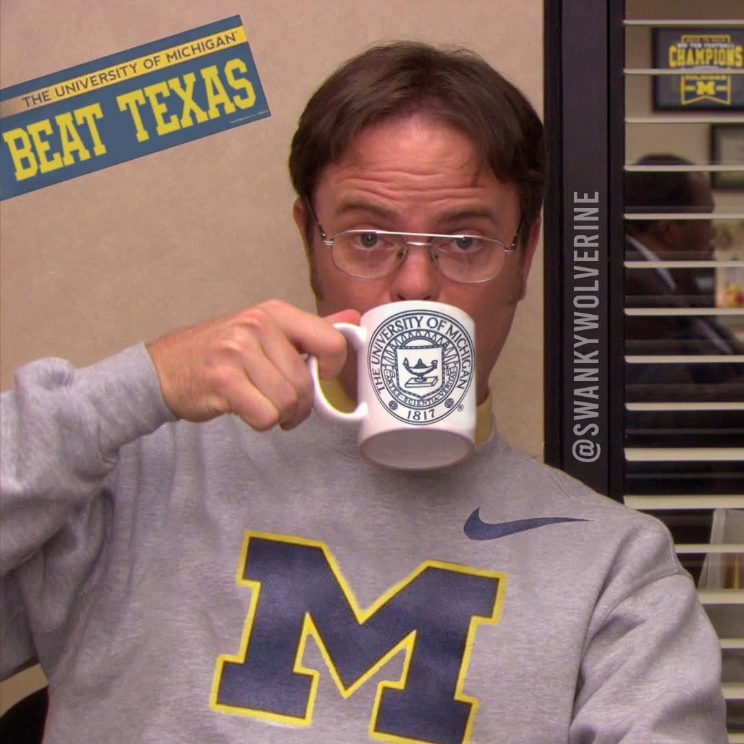 Go Blue.  Beat Texas.