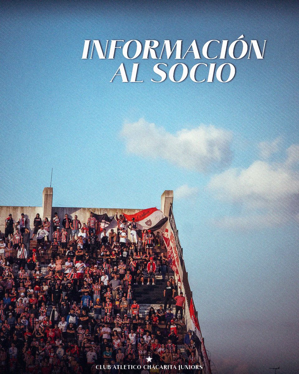 ChacaOficial's tweet image. 📣 Atención socios y socias
Se informa que se prorroga el pago de la cuota social a valor 2025 hasta el 15/01/2026, con el objetivo de facilitar la regularización.

💳 Medios de pago:
• App AccessFan
• Sede social (efectivo)
• Polideportivo (efectivo)