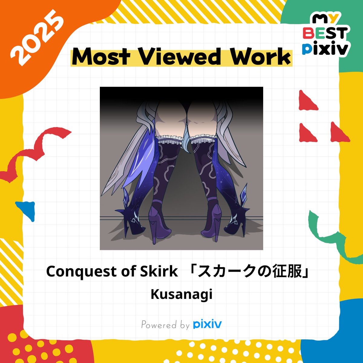 Most viewed work was the Conquest of Skirk. 
Thank you <a href="/Eroprin07/">Ero-P⚠️ OPEN!</a>