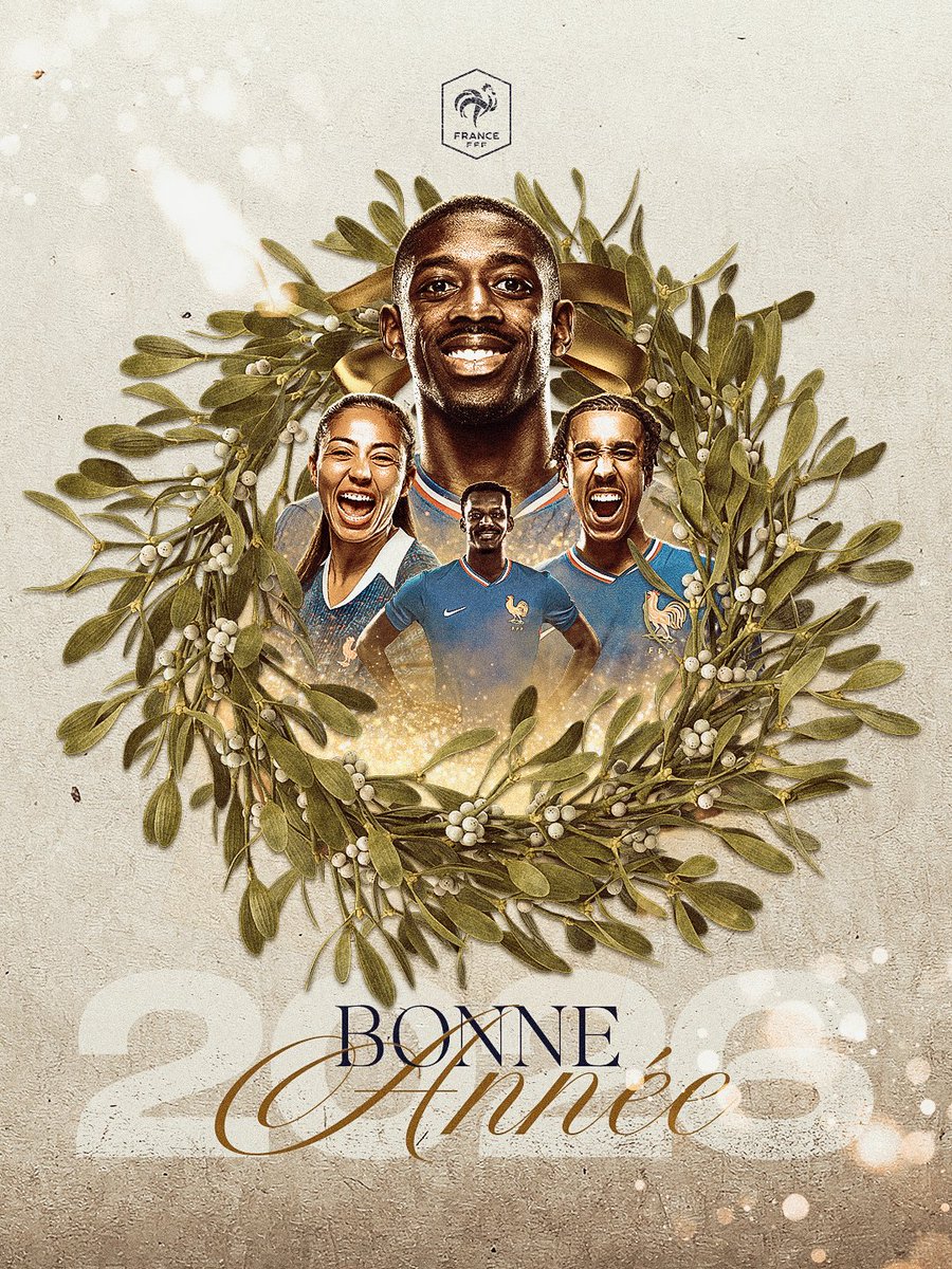 equipedefrance's tweet image. 𝗕𝗢𝗡𝗡𝗘 𝗔𝗡𝗡𝗘́𝗘 𝟮𝟬𝟮𝟲 🎇💙

➡️ Coupe du Monde 2026
➡️ Qualif' Coupe du Monde Féminine 2027
➡️ Qualif' Euro Espoirs 2027
➡️ Euro Futsal 2026

Une année chargée pour nos Equipes de France 🇫🇷
Qu'elle soit synonyme de belles émotions partagées tous ensemble 🙌