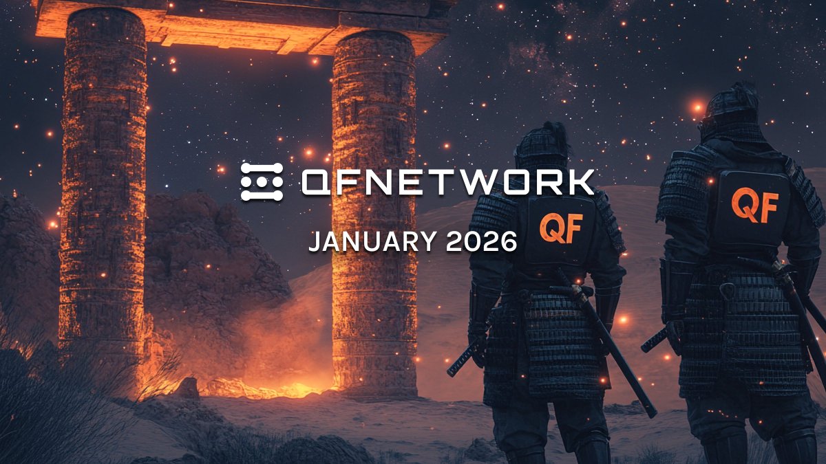 theqfnetwork's tweet image. January is the month we’ve all been building toward. It’s happening.

The anticipation ends. The partners will be in place. The network opens. The tools you’ve waited for go live.

We’ve felt the patience from this community every step of the way. We know how patient you’ve been,…