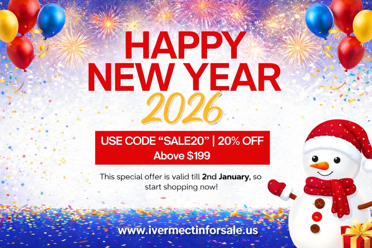 🎆 Happy New Year 2026! 🎆

Kick off the year by stocking up on your essential generic medicines at special New Year prices.

Your trusted source for Ivermectin, HCQS, Doxycycline, Fenbendazole &amp; more now available for LESS. 🛒✨

<a href="/_GetIvermectin_/">Ivermectin For Sale</a>

🎉 New Year Special Offer:
🔹