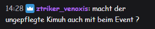 MolyPriest's tweet photo. Sowas darf im Chat von @Hahn unmoderiert stehen bleiben?   @HandOfBlood @metashi12 #Sauercrowd @kimuh_tv https://t.co/JtmhXQOpL0