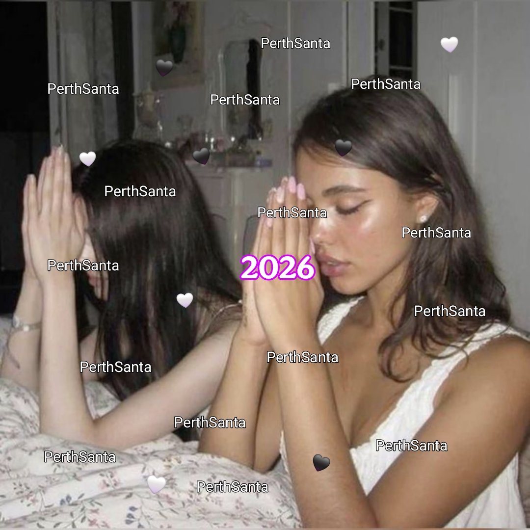 Dear 2026, give us more PerthSanta please..🖤🤍✨️