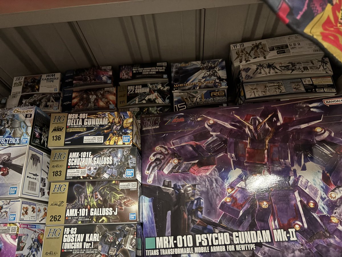 2025年の積み（罪）プラまとめ。全部で69機🐼。・・・来年はせめて半分