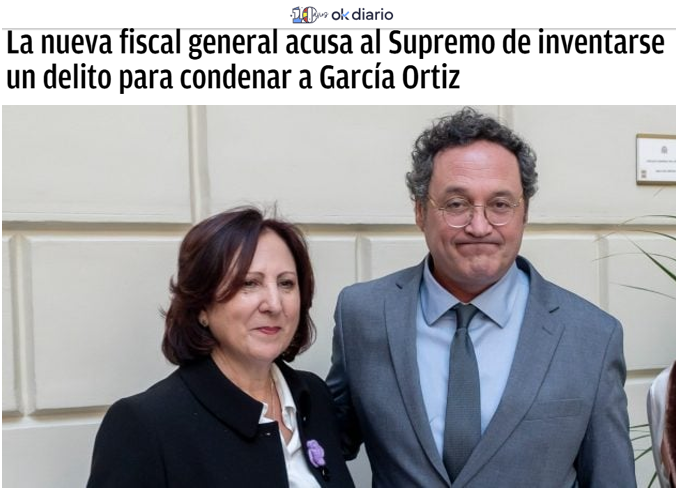 Viene fuerte doña Teresa...
Pues resulta que en el Código Penal de 1848 ya se penalizaba la revelación de secretos profesionales o privados conocidos por razón de oficio.
Ella sí que es un "invento" de fiscal.