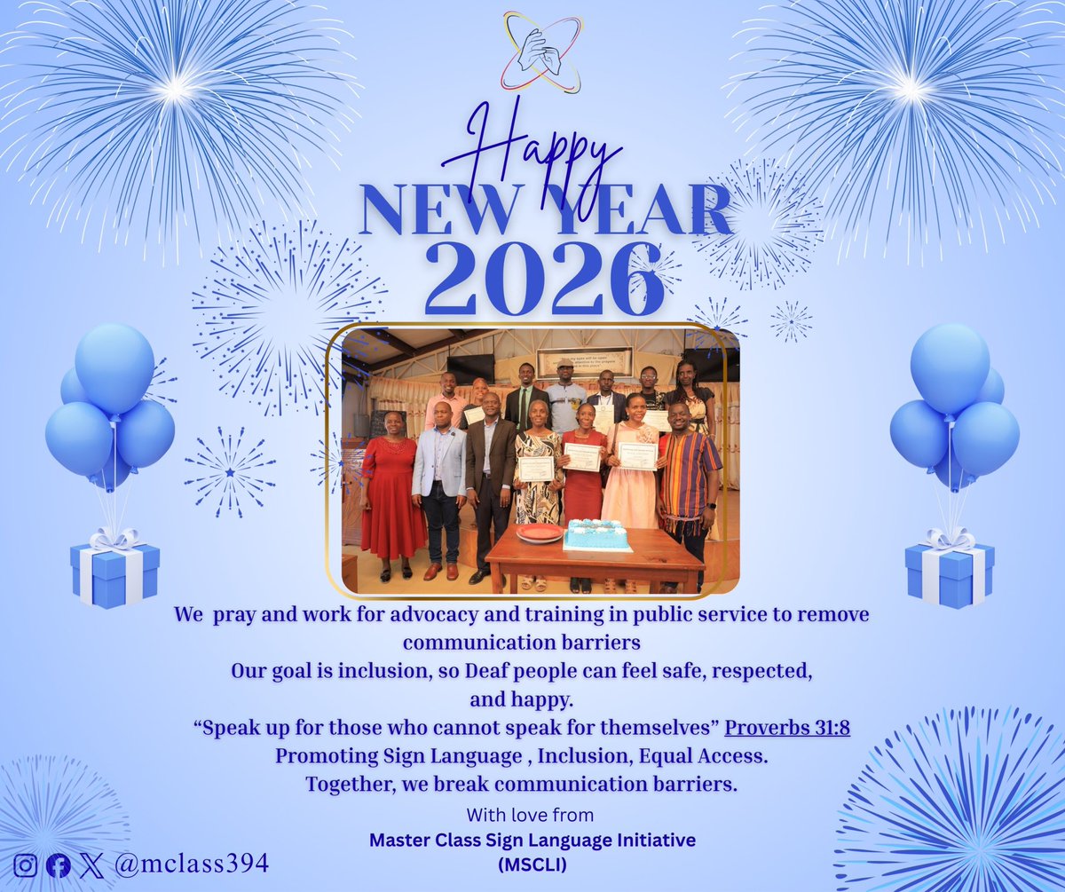 Master class Sign language initiative tweet media