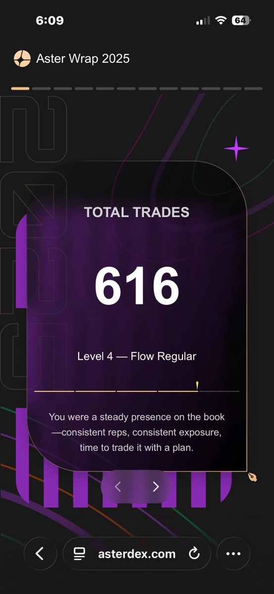 #AsterWrap2025 just exposed my trader MBTI: ENFP. Guilty.<a href="/Leonard_Aster/">Leonard 💛 Aster</a> <a href="/Aster_DEX/">Aster</a> <a href="/cz_binance/">CZ 🔶 BNB</a>  Happy New Year team
