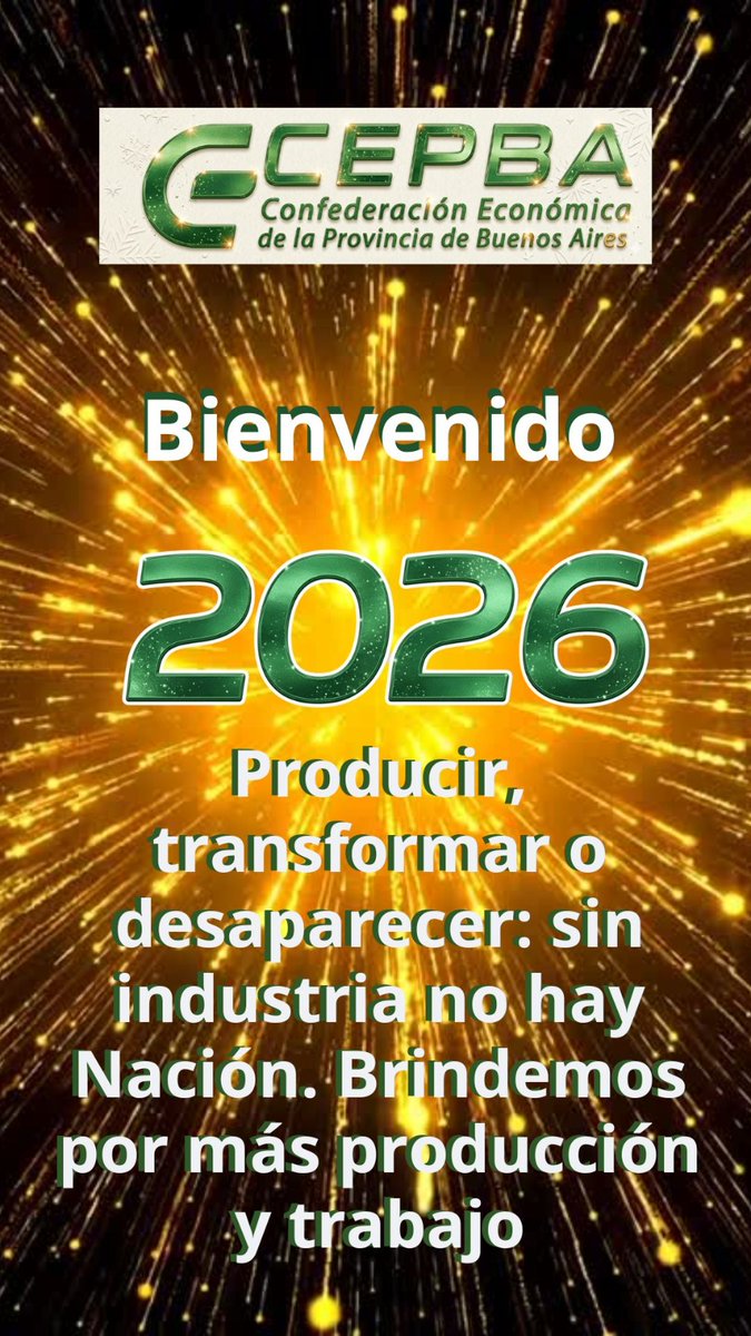Brindemos por más producción y trabajo!!! Felicidades desde <a href="/Cepba/">CEPBA</a> para todos y todas para este 2026 !!!