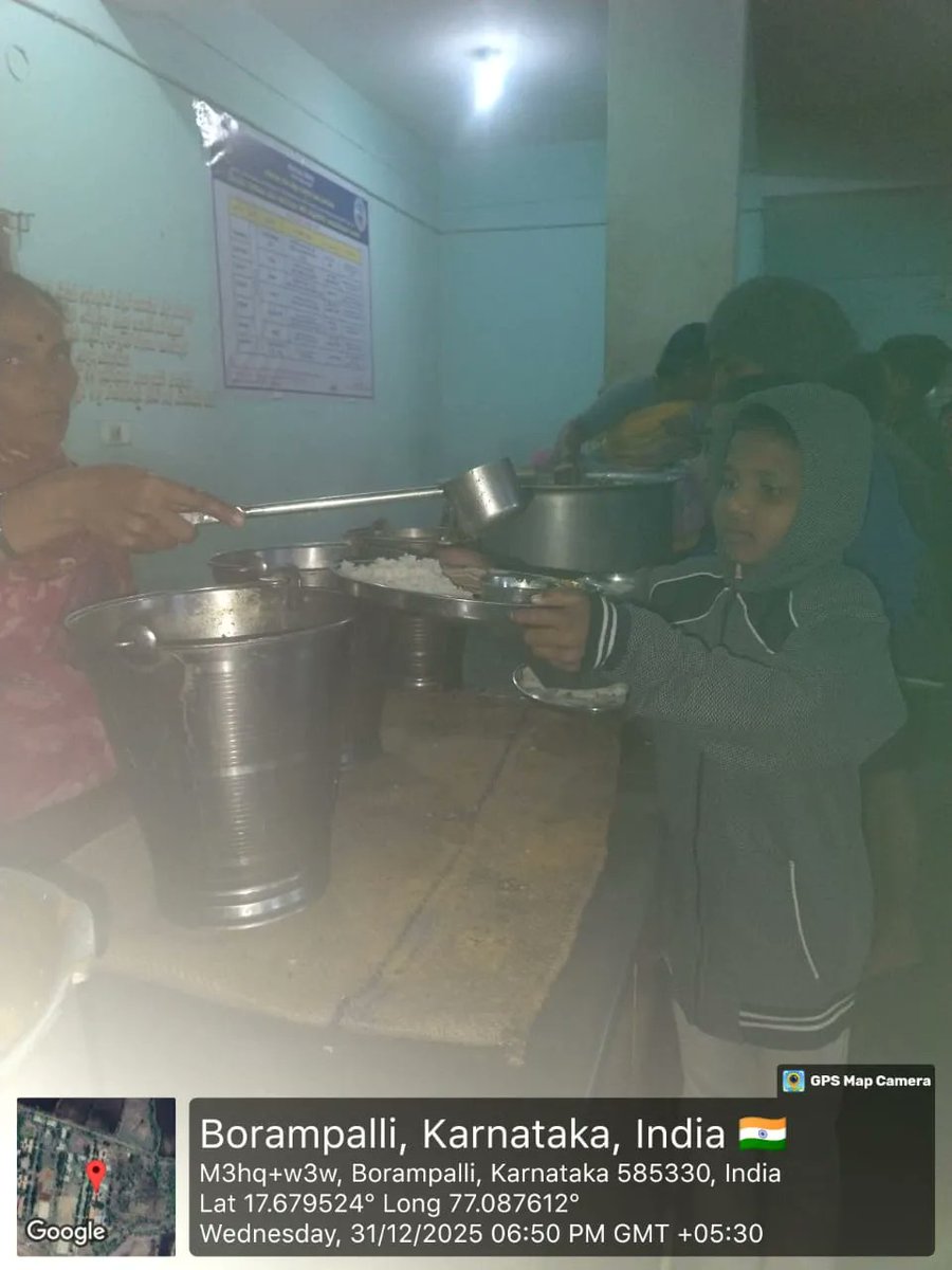Sc351K's tweet photo. Dinner  #SocialAudit_SWDMeals #SocialWelfare_Karnataka https://t.co/IW4fvJXjzS