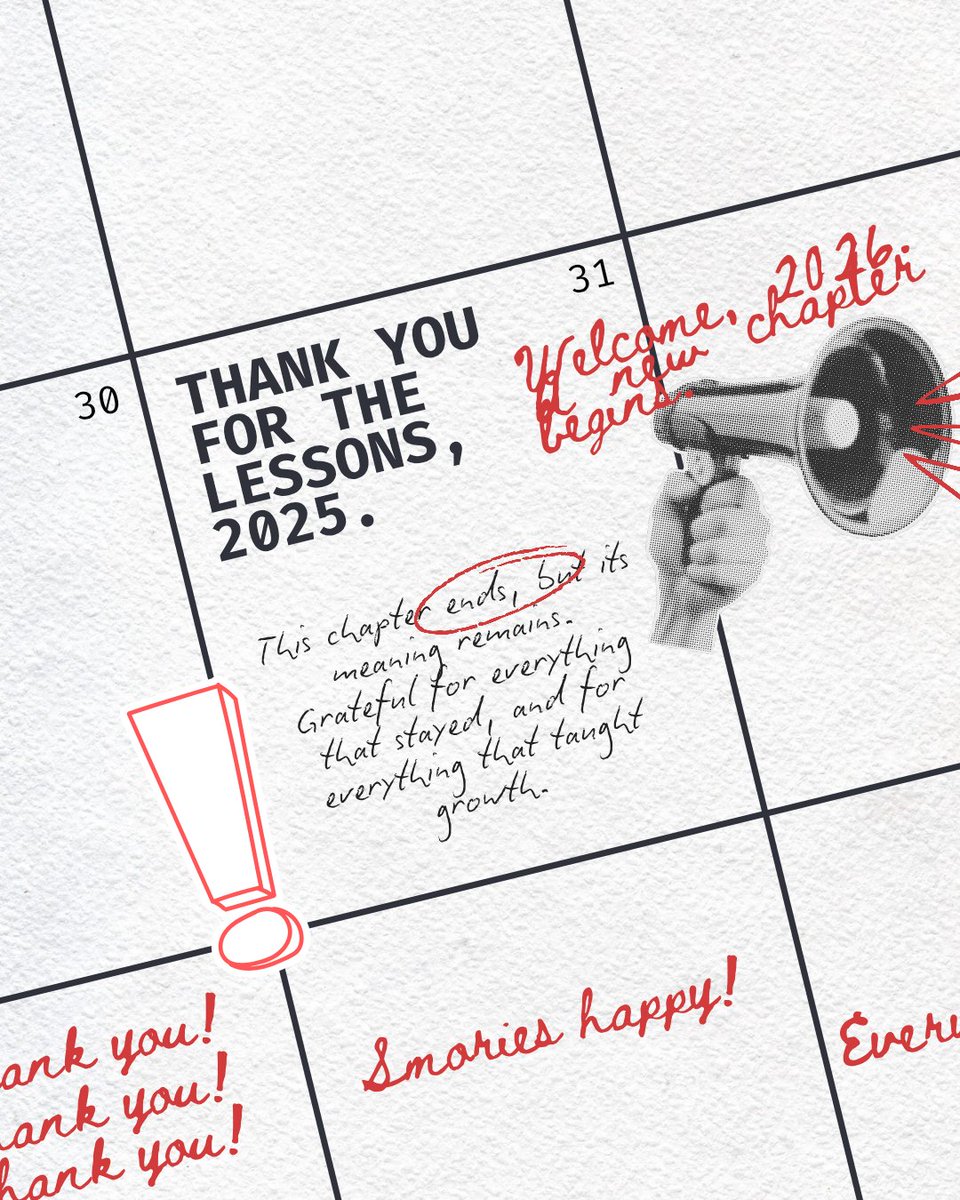 atSMORIES's tweet image. For all of you: a gentle reminder that 2026 can shine brighter.