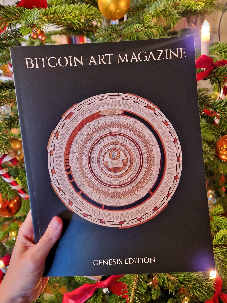 Anne47003228's tweet photo. My copy of the @BitcoinArtMag  Genesis Edition finally arrived 🤩. What a beautiful, high quality piece of art. Thank you @asanoha_gold + team and of course all incredible #Bitcoin artists for making this possible 🙏! https://t.co/hTi8QYepMT