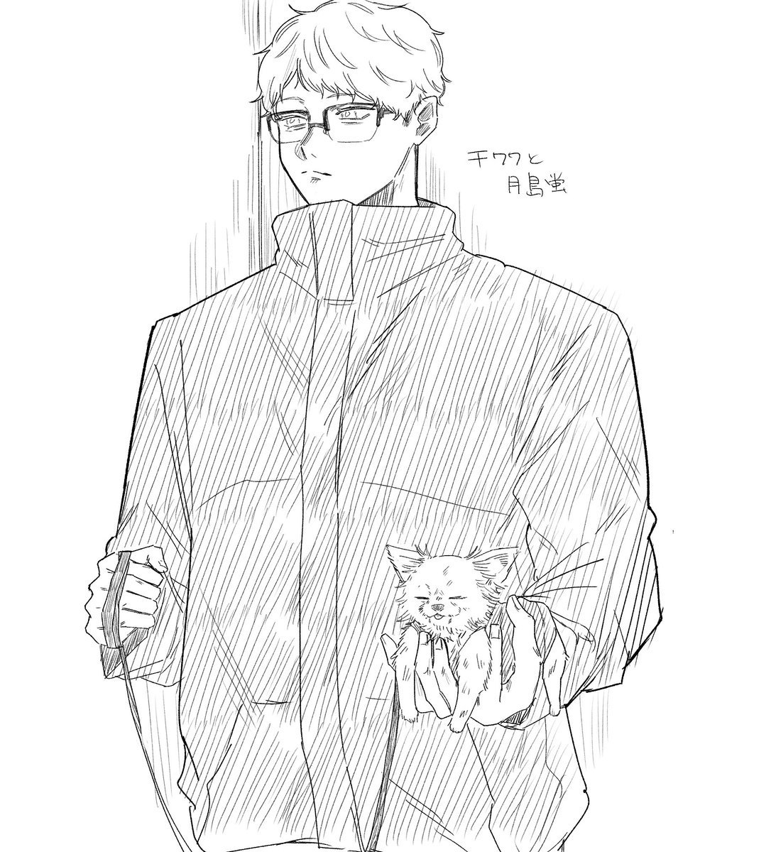 Hac_11_il's tweet photo. でっかいのとちっちゃいのって可愛いよね～
という絵 https://t.co/hkY13uEceu