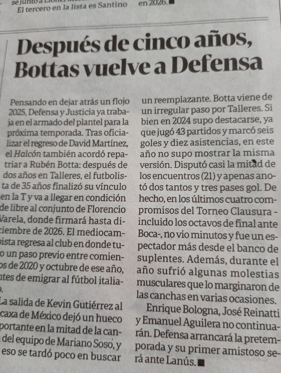 Parece que en Clarín el brindis empezó anoche en el cierre de la versión en papel. No es Benjamín Domínguez sino Baltasar Rodríguez como dice el cuerpo principal. Y es Rubén Botta, no Bottas como dice el título.