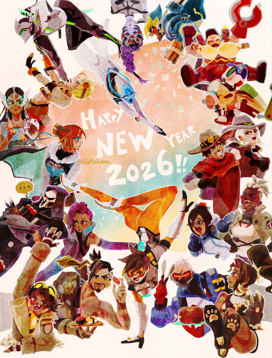 Happy new year🥳 #Overwatch2fanart