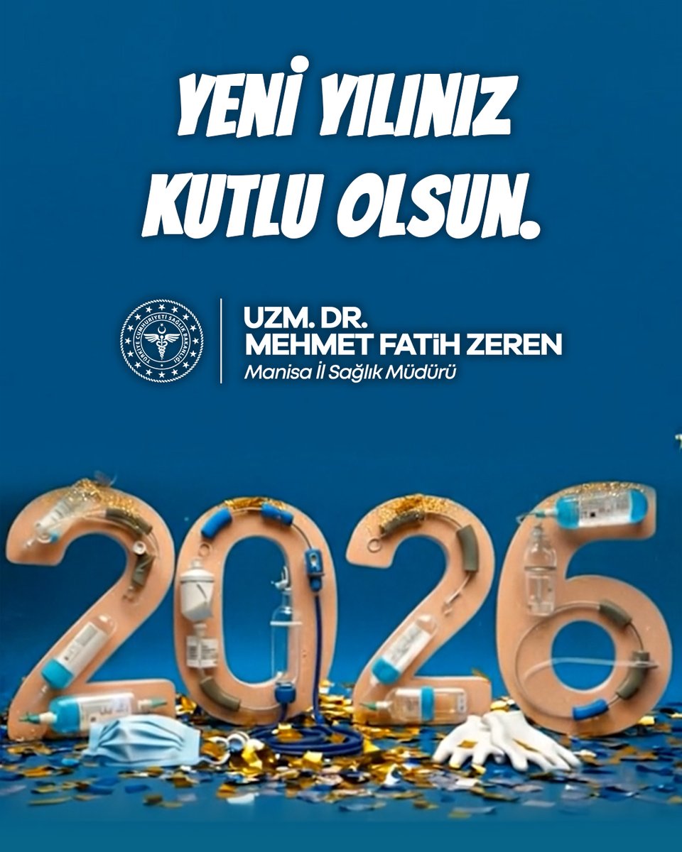 2026 yılının ülkemiz, milletimiz ve tüm insanlık için sağlık, huzur ve mutluluk getirmesini temenni eder iyi seneler dilerim.