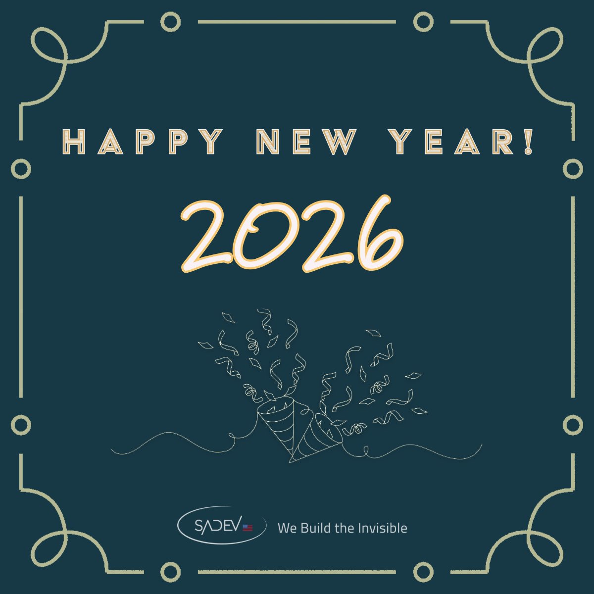 sadev_usa's tweet photo. Happy New Year! Wishing you all health, joy, peace and prosperity in 2026!

#architecture #interiordesign #aec https://t.co/ai3Vjwl6Gk