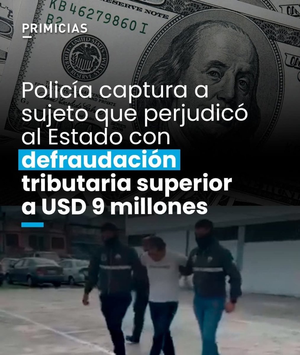 Excelente! Ahora esperamos que también capturen al otro "sujeto" que perjudicó al Estado con $98millones 
😉