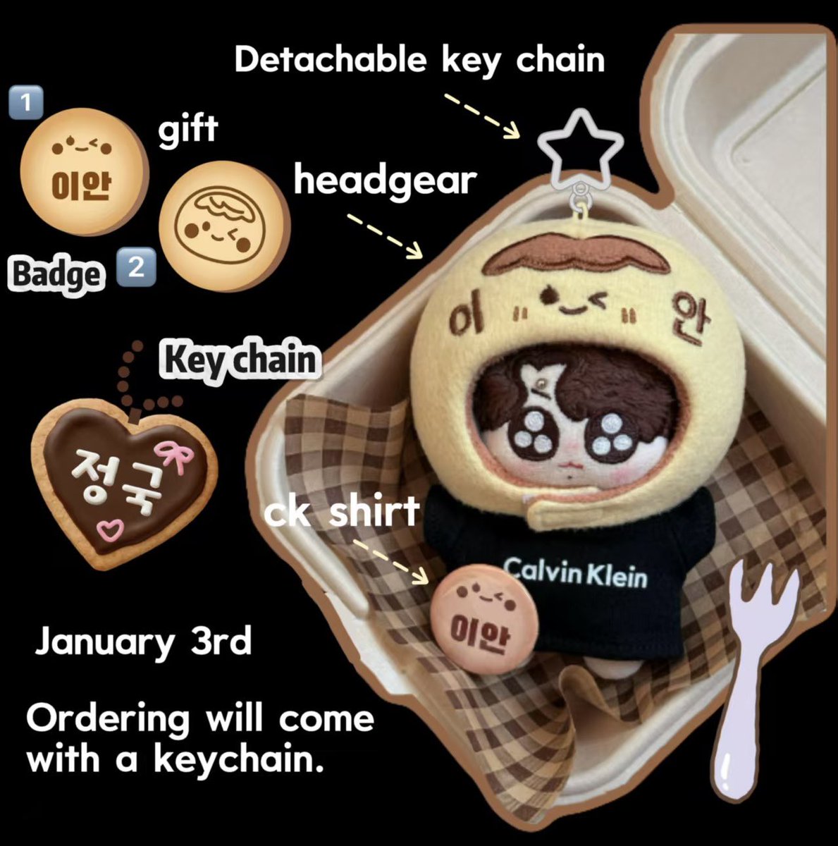luvmeiz's tweet image. kancho &amp;amp; ck doll clothes 🍪

— set: 350 + fees
— 10cm 
— 2 piece set
— kancho head gear &amp;amp; ck shirt

— doo: 1/3 
— dop: 1/3 
— pob: badge &amp;amp; keychain

— doo: 1/10
— dop: 1/25
— no pob

# wts lfb jeon jungkook kook jk doll ph go