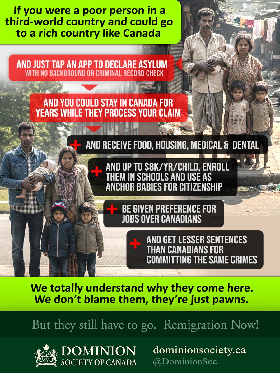 Our Asylum System is completely broken. We need to axe the system and put Canadians First.