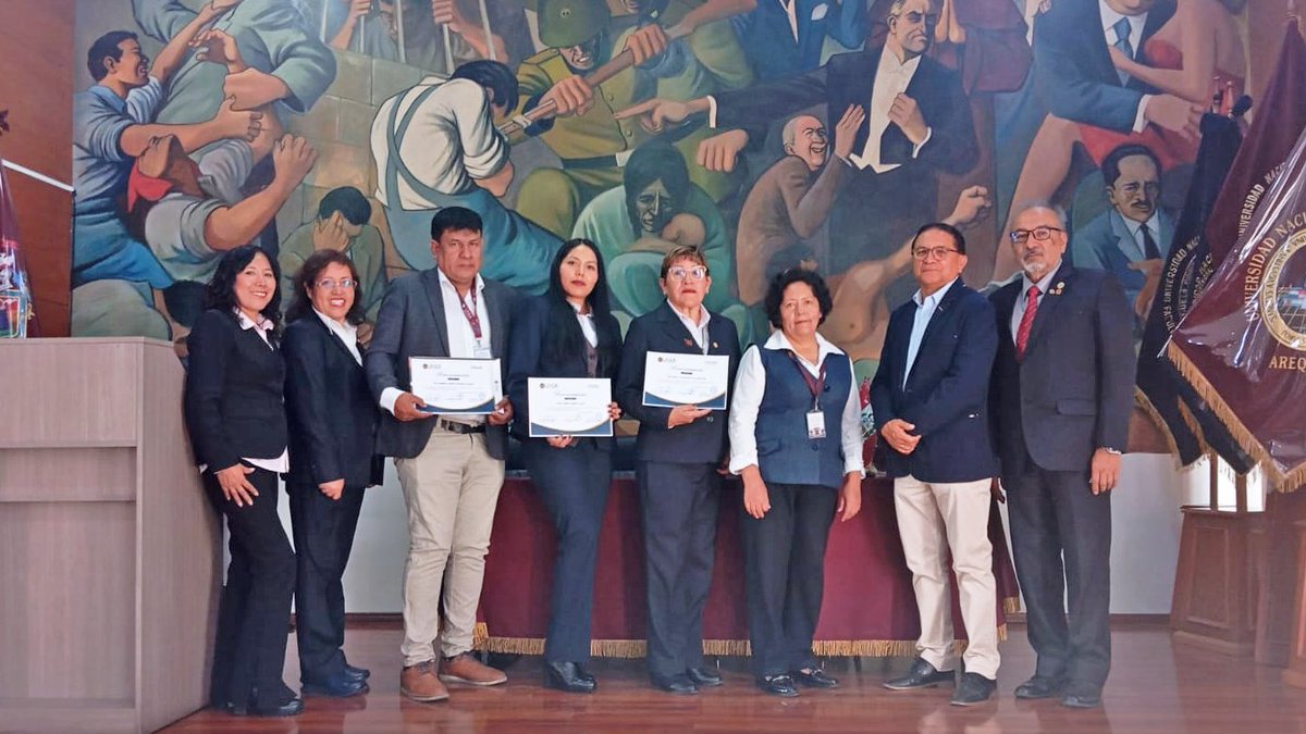 ➡️ La #UNSA realizó la entrega de reconocimientos a personal que colaboró directamente en la implementación de las Medidas de Control y Remediación del Plan de Acción Anual 2025.

👉 acortar.link/OalnPb