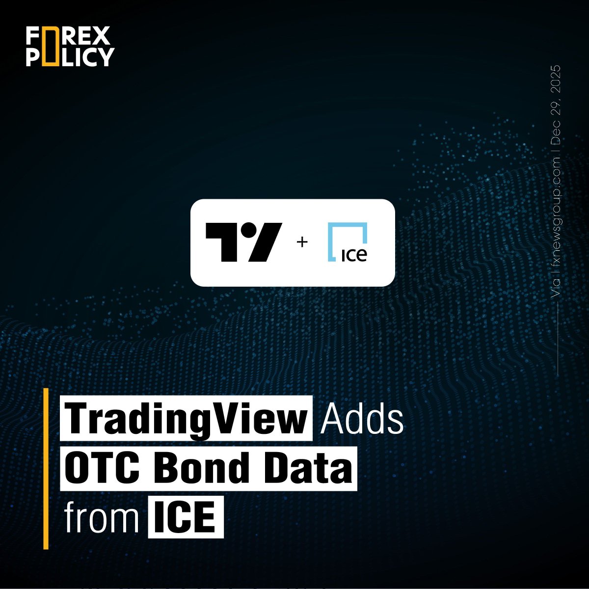TradingView adds OTC bond data from ICE, giving access to OTC activity across 4,700+ global government bonds directly on charts.

#TradingView #ICE #FixedIncome #MarketData
