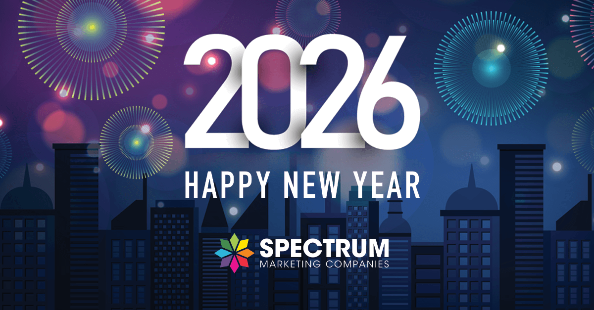spectrummc's tweet photo. As we wrap up an amazing year, we’re looking forward to what’s next! Happy New Year from Spectrum Marketing Companies! #HappyNewYear #NewYear2026 #SpectrumMarketingCompanies #WeAreDirect https://t.co/JowAvBSwdw