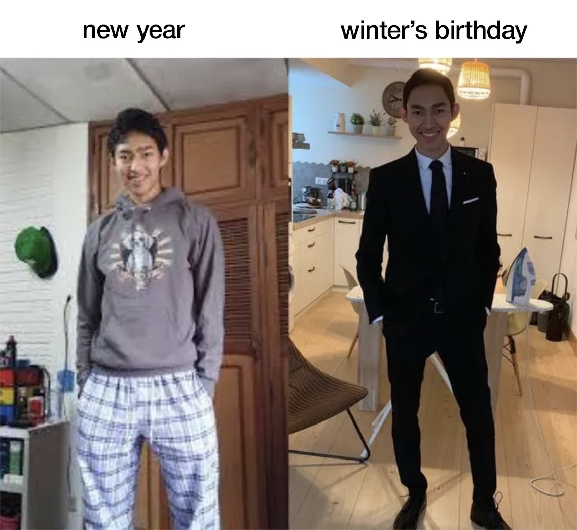 icurina's tweet image. ITS WINTER’S BIRTHDAY