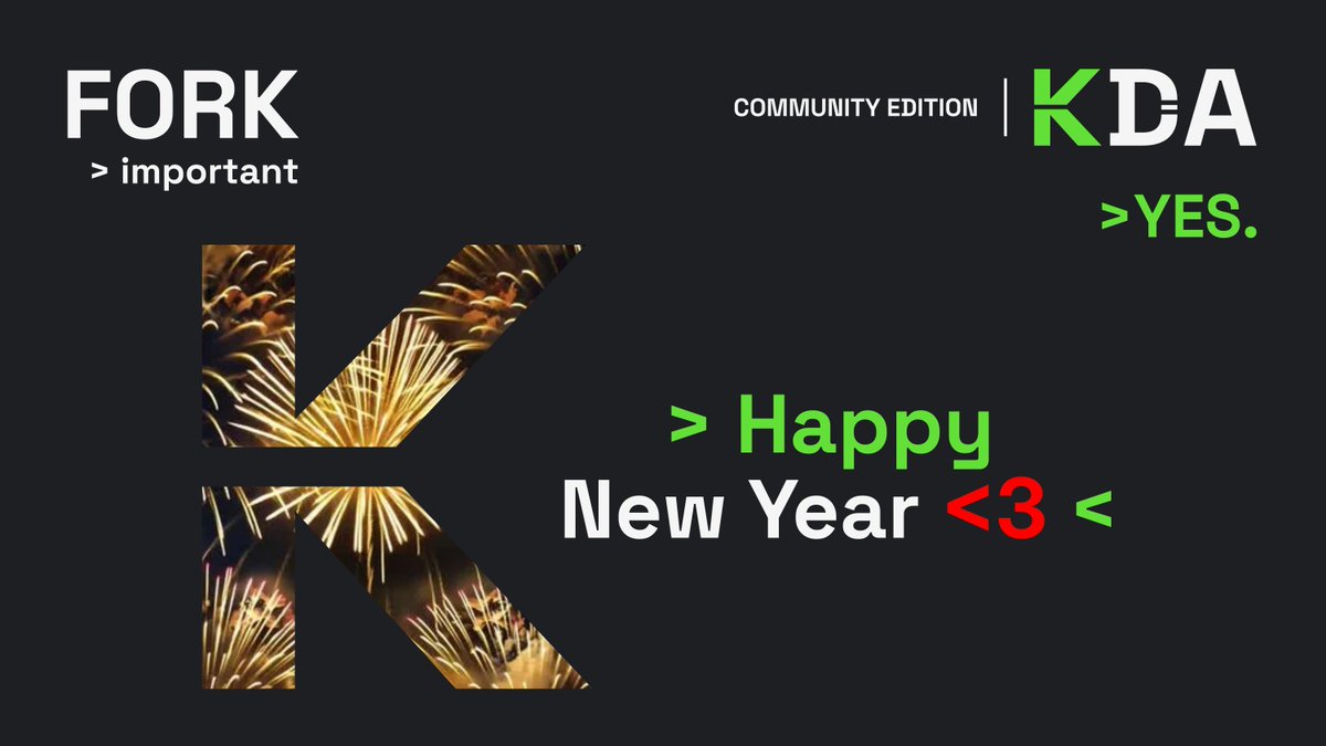 Happy New Year, everyone ❤️

#2025 #2026 $KDA #Kadena