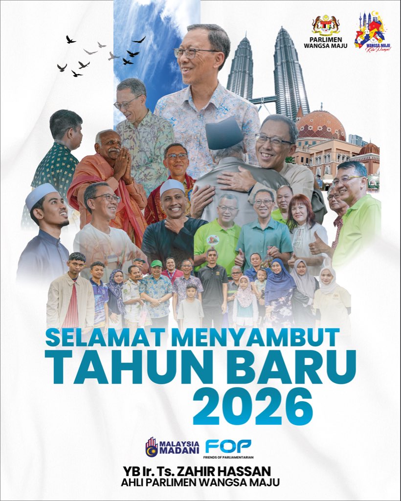 zahirhassan's tweet photo. Siapa rasa tahun 2026 ni bakal menjadi tahun lebih mencabar untuk diri masing-masing angkat tangan sikit🙋🏽?
Apa-apapun, saya mengambil kesempatan ini ingin mengucapkan🔊🔊🔊
SELAMAT MEMASUKI TAHUN 2026!
Tengok bunga api tengok juga, jangan sampai terlajak subuh nanti!
#wmkp https://t.co/PJyMLOtVIe