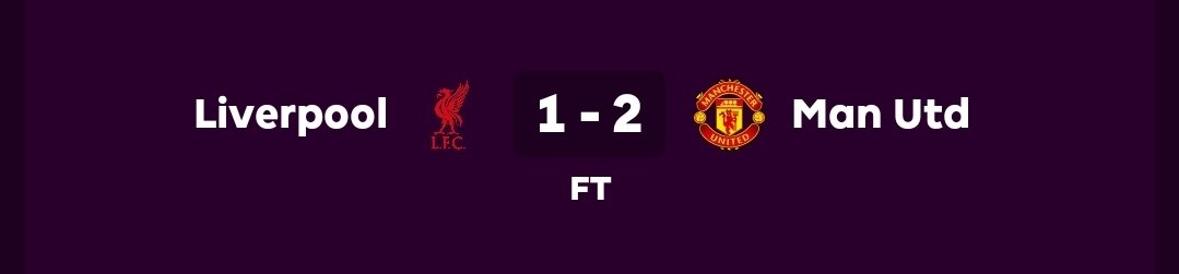 GaryD1205's tweet photo. @Connor_LFC8 Drawing with United isn't for everyone 😉 https://t.co/6E4vLtRYr7