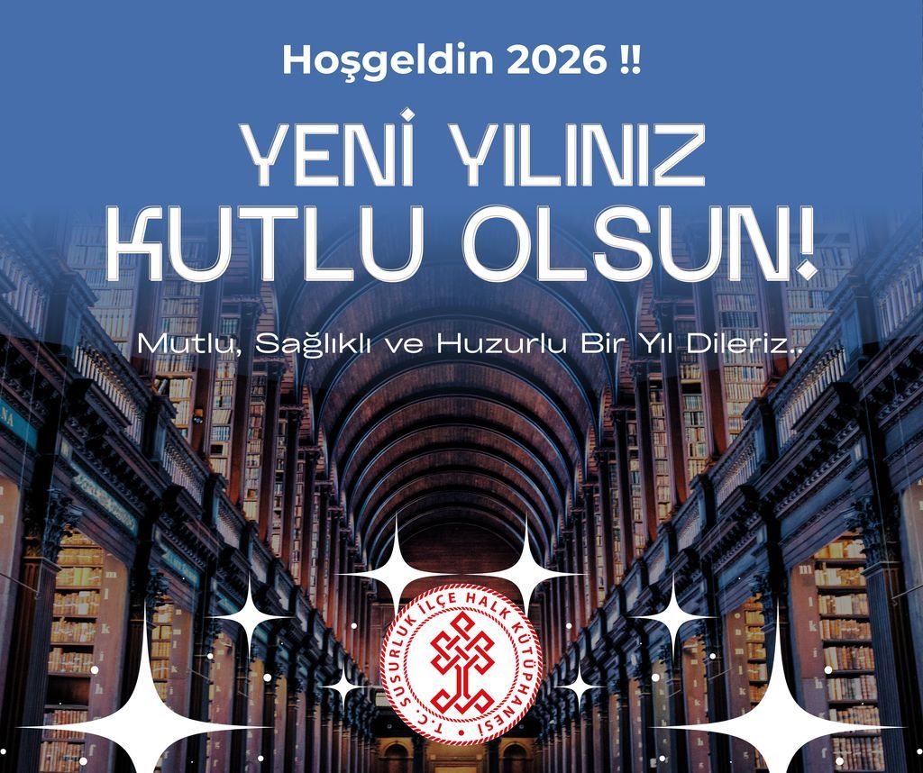 Yeni hedefler ve umutlarla dolu yepyeni bir yıl! ✨

2026 yılının hepimize sağlık, huzur ve başarı getirmesini diliyoruz.

Yeni yılınız kutlu olsun!