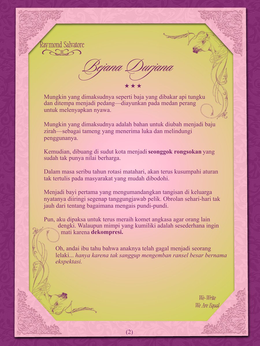 We-WRITE! 🩷💚 tweet media