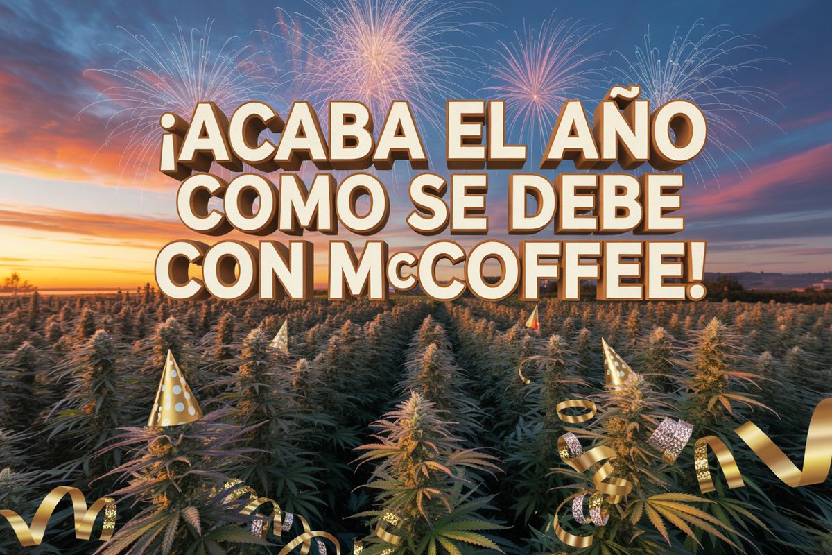 Buenas buenas familia! Ya estamos trabajando en todos sus pedidos para que esta semana salgan! 🫡🔥🎇🥳
Recuerden festejar el fin de año con el relax de McCoffee, quieren sorteo?🤔 Mañana se lanza 30 RT y lo subimos al ratito como ven?🎁🇲🇽😜
#420community #Mexico #AñoNuevo
