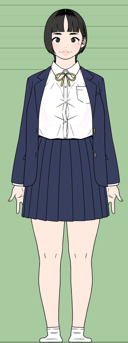 今年最後のキャラ作り。OCきょくやの異母妹あっさり地味顔恵体エロ娘。OCより子の叔母チビ爆乳不良警官。炎みたいな髪色に染めてる全身日焼け外人 