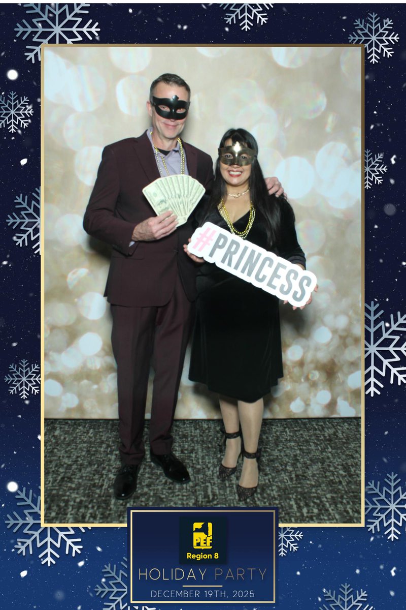 NYSPEF's tweet image. As we say goodbye to 2025, one last holiday party to share from our largest Region, Region 8! Congrats to Andre Brown and Cynthia Robinson for winning the Masquerade Costume Contest!

For the full album check out the Region 8 Holiday Party 2025 photo album on our FB page.