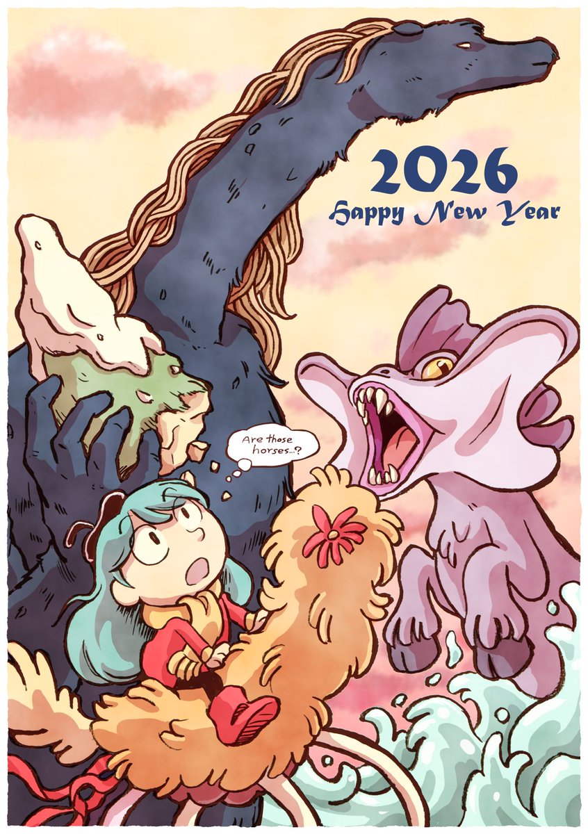 ziphon's tweet image. 2026 Happy New Year!
#Hilda #HildaTheSeries #hildafanart