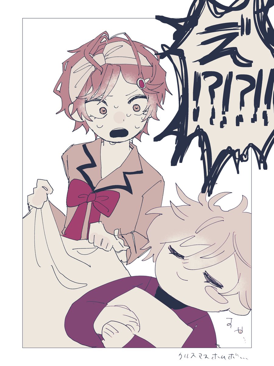 滑り込み描き納めクリスマスホムボ