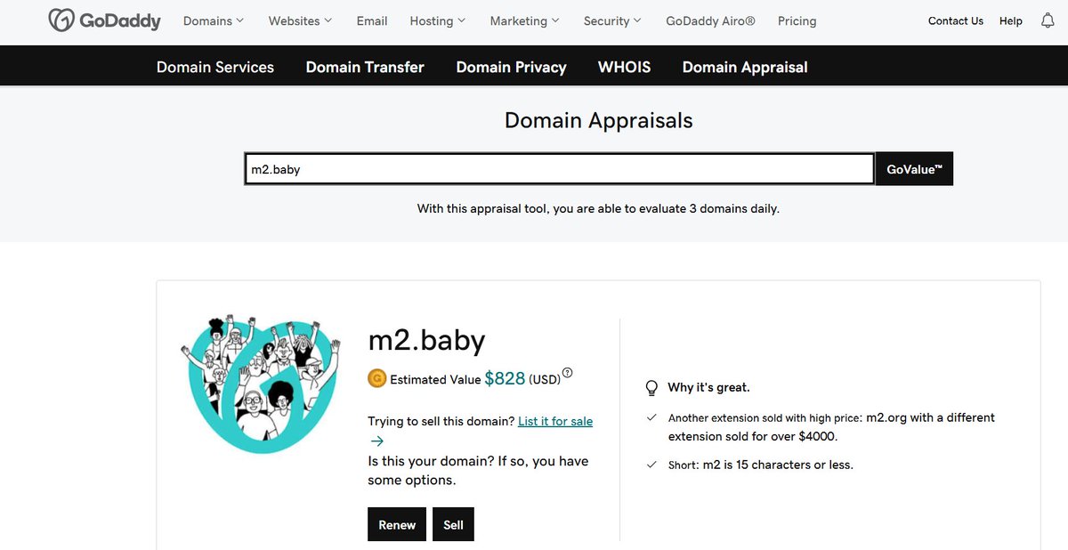 SASBTC's tweet photo. https://t.co/zBcbxV29Wp for 792$ 
#domain #domaining #DomainSale #baby #money #btc #domainsold #domainssold #domainsforsale #DomainNames #Brandable #domainforsale #project #projects #investors #investment #DigitalMarketing #DigitalInnovation #shopping #payment #Pay #fintech https://t.co/MCDaWkcEsV