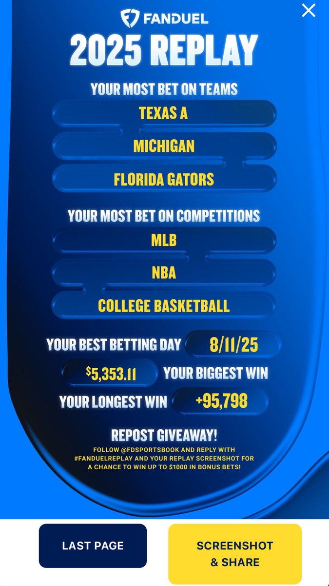 MikeChartreau's tweet photo. @FDSportsbook https://t.co/HtcotZRPHt