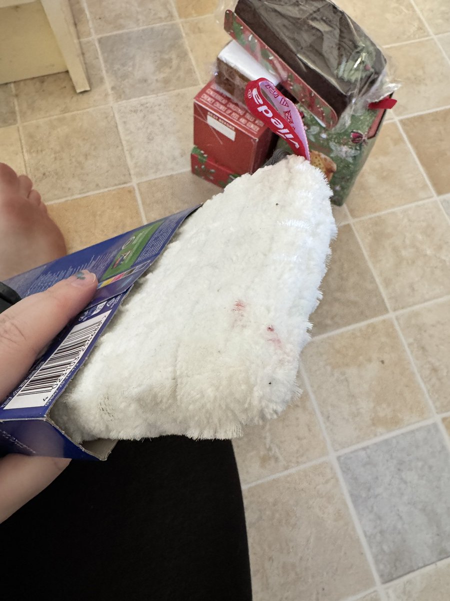 forever_winter3's tweet photo. @LidlGB think we have been sold a used mop. My husband has just purchased this, this morning and brought it home. I’ve just gone to unwrap it and it is filthy and smells of product. I’ve turned it over and the tape is also hanging off https://t.co/fvQUfhJDji