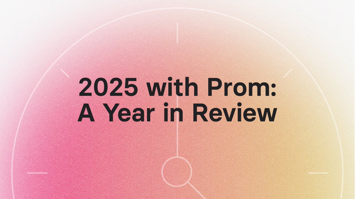 Prom (@prom_io) / Posts / X