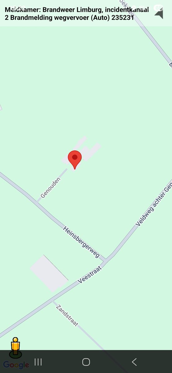 Brandmelding wegvervoer met inzet hulpdiensten in Montfort