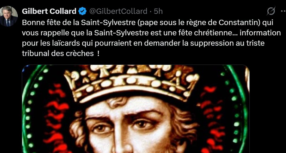 poubellelounet2's tweet photo. #collard #Histoire
@GilbertCollard t'as loupé des cours ?
Les romains le fêtaient bien avant (- 50 av JC) la mort du pape Sylvestre date de 335 après JC et le remplacement du calendrier Julien date de 1582.
Il me bloque le fâcheux, si quelqu'un peut RT pour qu'il voit 🤷♂️ https://t.co/M6CAJhGKox