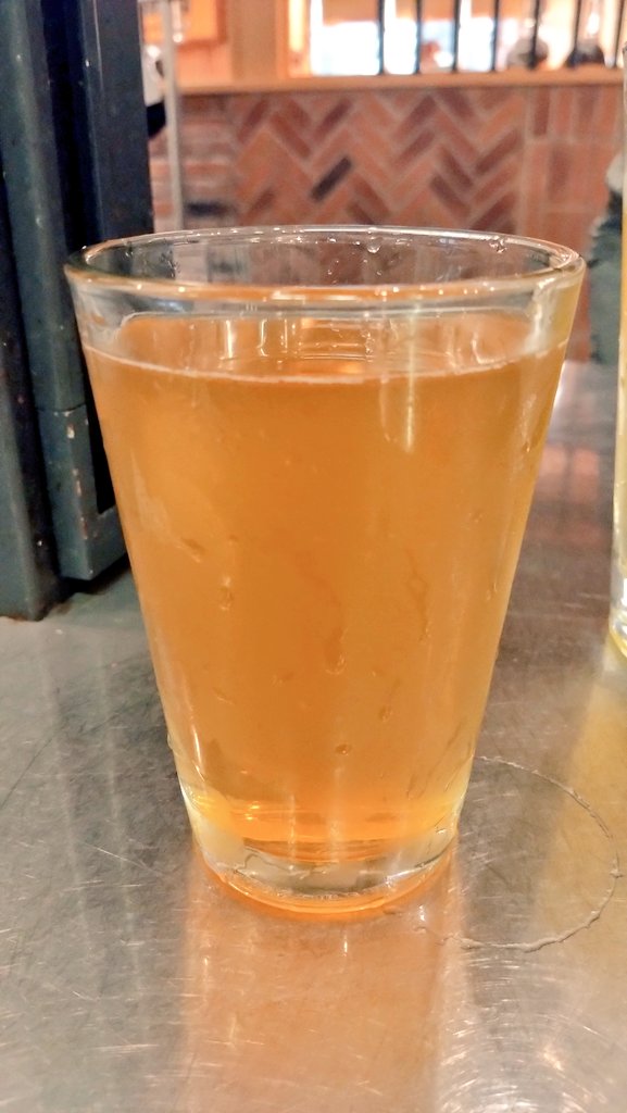 いわて蔵ビール「ほぼシードル」(Cider_6.0%)
岩手産リンゴたっぷり使用。リンゴを煮詰めたようなしっかり果実甘みにさっぱりシードル感あるあとくち。うまい！