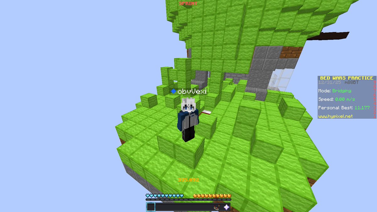 obvVexi's tweet photo. @Simon_Hypixel bro I think u missed a part 
i was just kinda able to place blocks on the island https://t.co/74xfuqnwqv